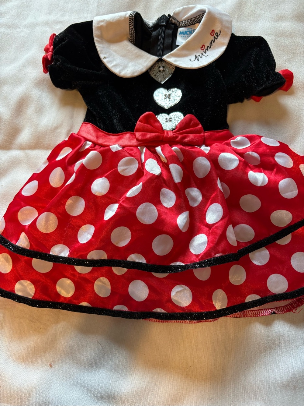 Disney Black and Red Polka Dot Minnie Costume Dress